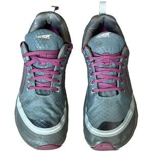 Altra Superior 2 Trail Running Shoe Zero Drop Gray Purple Women 8.5 UK 6.5 EU40